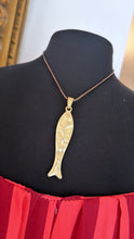 Load image into Gallery viewer, Gold Star or fish necklace