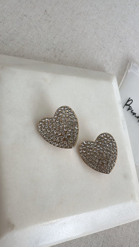 Hearts earrings clip