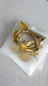 Sun, anchor & palm bracelet