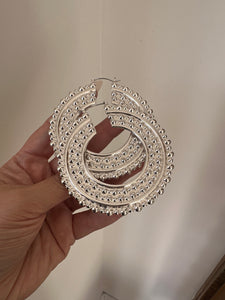 Earrings silver lightweight