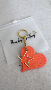 Heart & star key