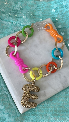 Bracelet initial E