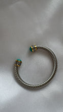 Load image into Gallery viewer, Bangle silver &amp; turquoise