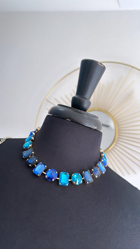 Necklace blue