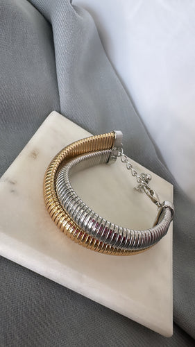Bracelet Two tone bracelet
