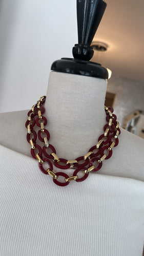 Wine chain necklace