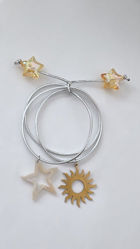 Sun & star bracelet