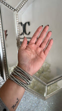 Load image into Gallery viewer, Spiral silver bracelet
