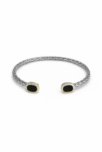 Load image into Gallery viewer, Bangle square black