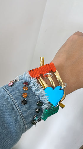 Expanded licra bracelet