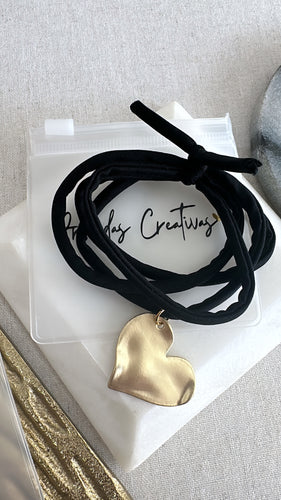 Licra bracelet heart