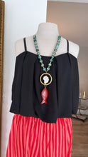 Load image into Gallery viewer, Fish red necklace