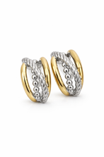 Load image into Gallery viewer, Two tones earrings