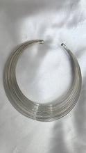 Load image into Gallery viewer, Spiral silver necklace