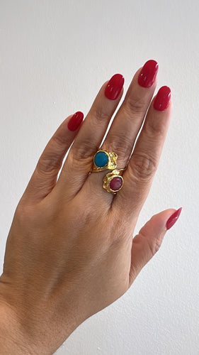 Stone colors ring