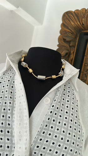 Necklace gold & silver