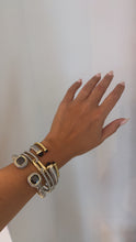 Load image into Gallery viewer, Bangle gold &amp; black