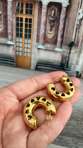 Earrings hearts