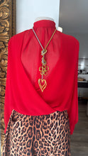 Load image into Gallery viewer, Lariat flower &amp; heart