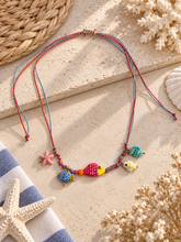 Load image into Gallery viewer, Fish thread necklace