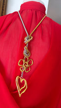 Load image into Gallery viewer, Lariat flower &amp; heart