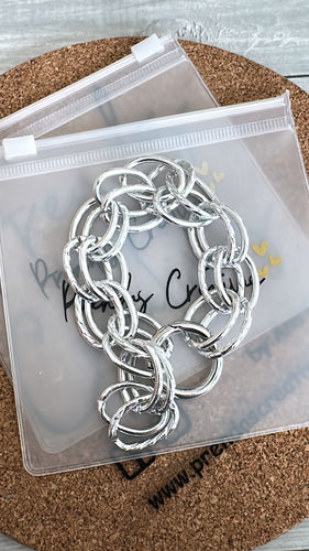 Silver doble chain