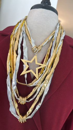 Licra necklace star