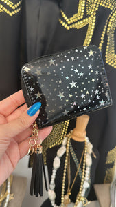 Stars silver wallet