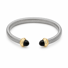 Load image into Gallery viewer, Black stone bangle