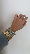 Load image into Gallery viewer, Gold or silver multi cuff