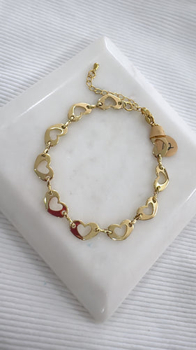 Hearts bracelet