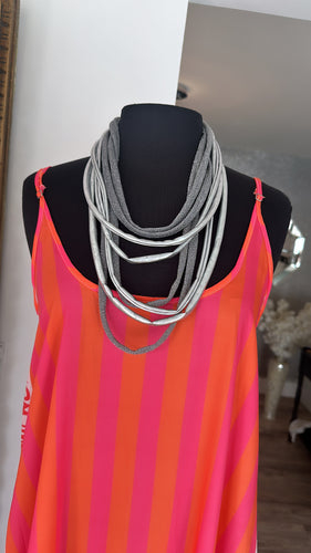 Licra expanded necklace