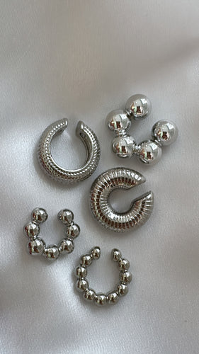 Ear cuff silver