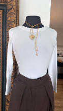 Load image into Gallery viewer, Lariat heart necklace