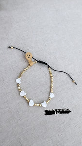 Hearts nacar bracelet