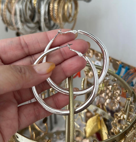 Hoops big earrings