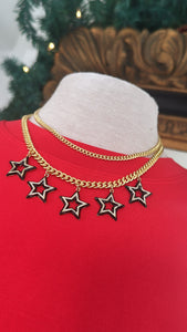 5 stars necklace