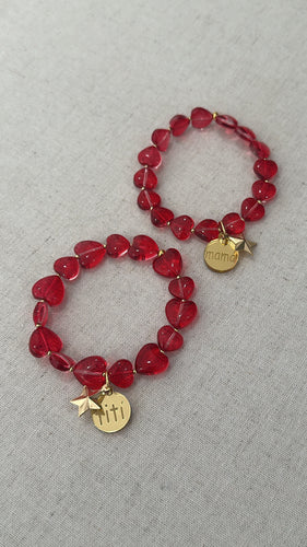 Bracelet heart Mom