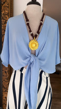 Load image into Gallery viewer, Sunflower gold mate necklace