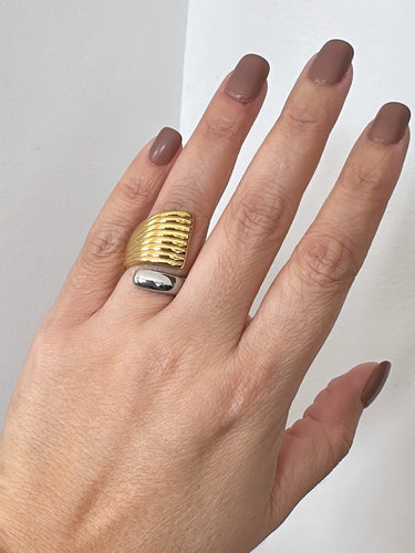 Ring gold & silver