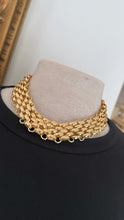 Load image into Gallery viewer, Gold mesh necklace