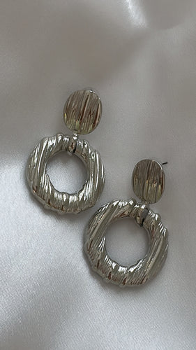 Silver earrings