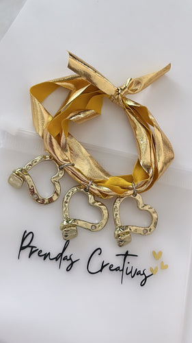 Bracelet hearts lycra