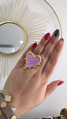 Ring adjustable heart
