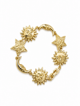 Load image into Gallery viewer, Moon &amp; sun bracelet