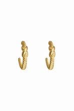 Load image into Gallery viewer, X earrings hoops