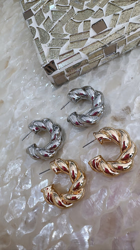 Croissant earrings