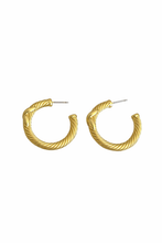 Load image into Gallery viewer, X earrings hoops