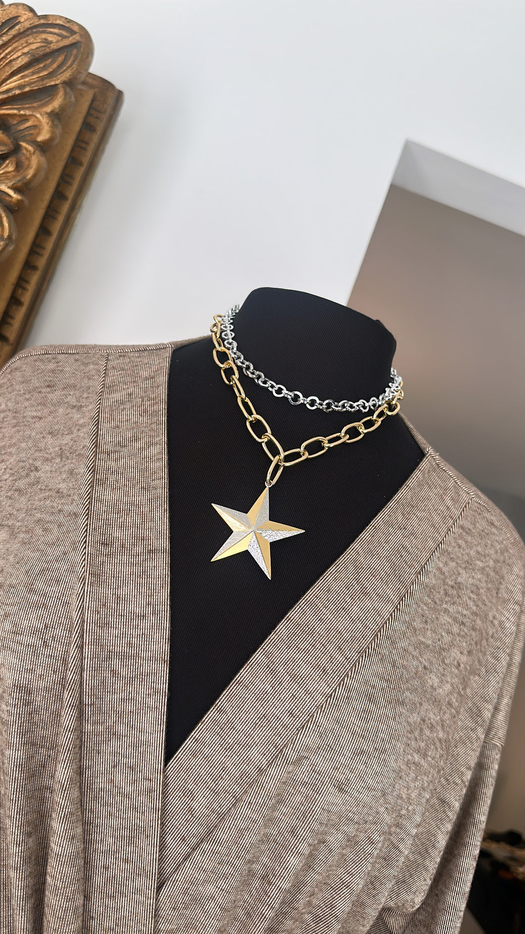 Star doble necklace