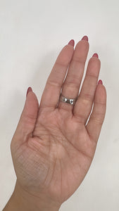 Shine silver ring